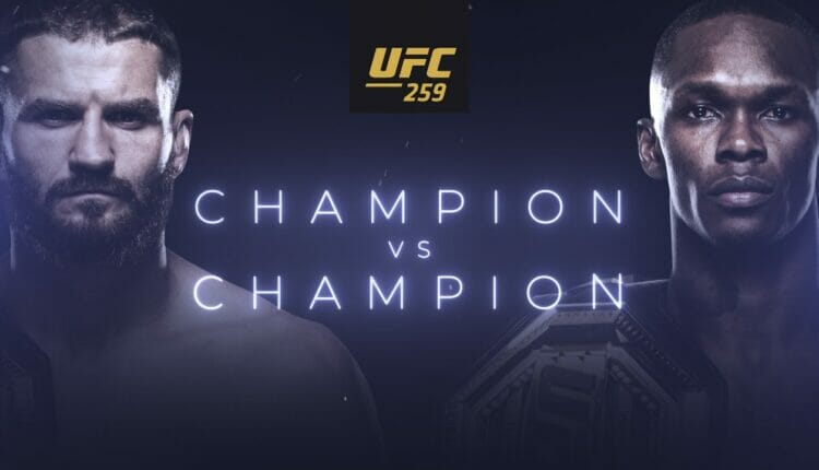 Błachowicz Adesanya online na UFC 259